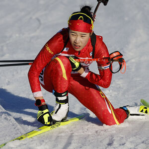 Ohne Weltcup-Praxis liefen Chinas Biathletinnen bei der WM hinterher.