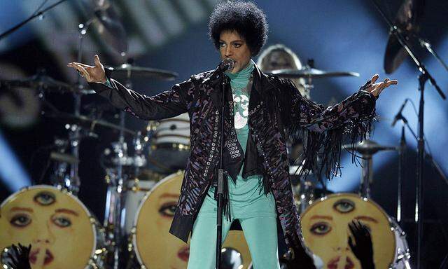 File photo of Prince performing during the Billboard Music Awards at the MGM Grand Garden Arena in Las Vegas