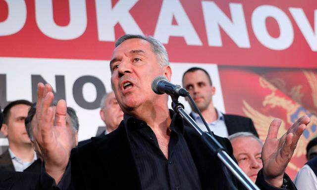 Montenegros Präsident Milo Djukanovic