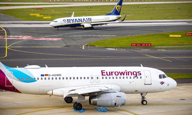 Eurowings streicht Flüge wegen Sturmtief "Sabine"