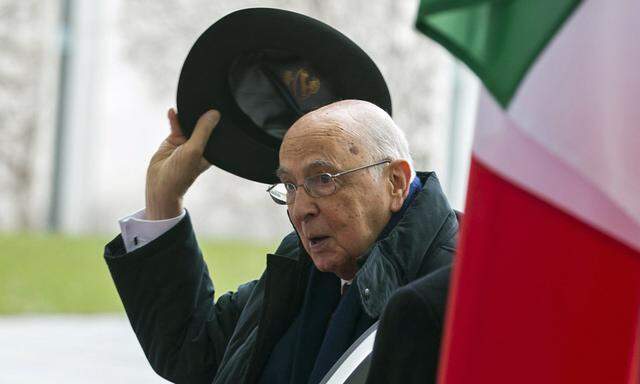 Italiens Präsident Giorgio Napolitano