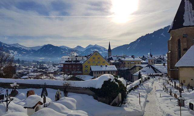 Kitzbühel im Winter: gefragte Lagen abseits vom Stadtzentrum. 