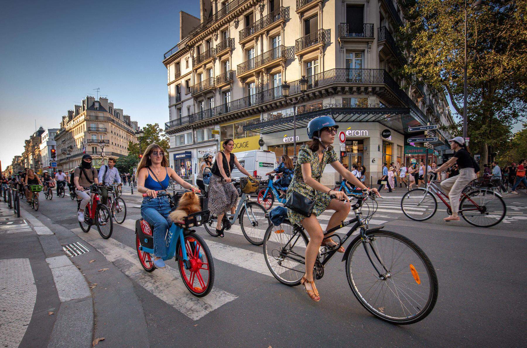 In Paris gibt es jetzt mehr Rder als Autos