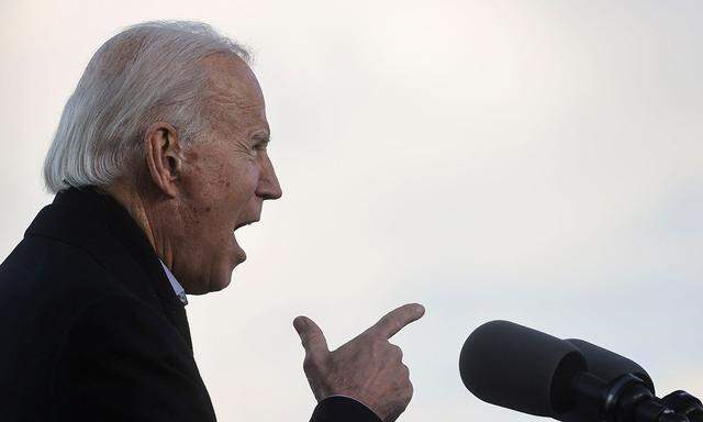 Joe Biden bei einem Wahlkampfauftritt Anfang der Woche in Atlanta, Georgia.
