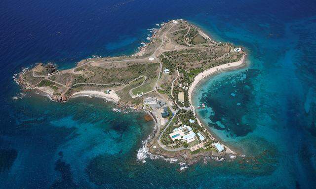 Little St. James (0,3 km2), die „Insel der Orgien“ mit Epsteins früherem Anwesen.