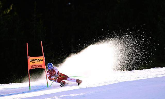 Marco Schwarz auf der geliebten „L'Éclipse“ von Courchevel: Der Kärntner ist der rot-weiß-rote Überflieger dieser Ski-WM. 