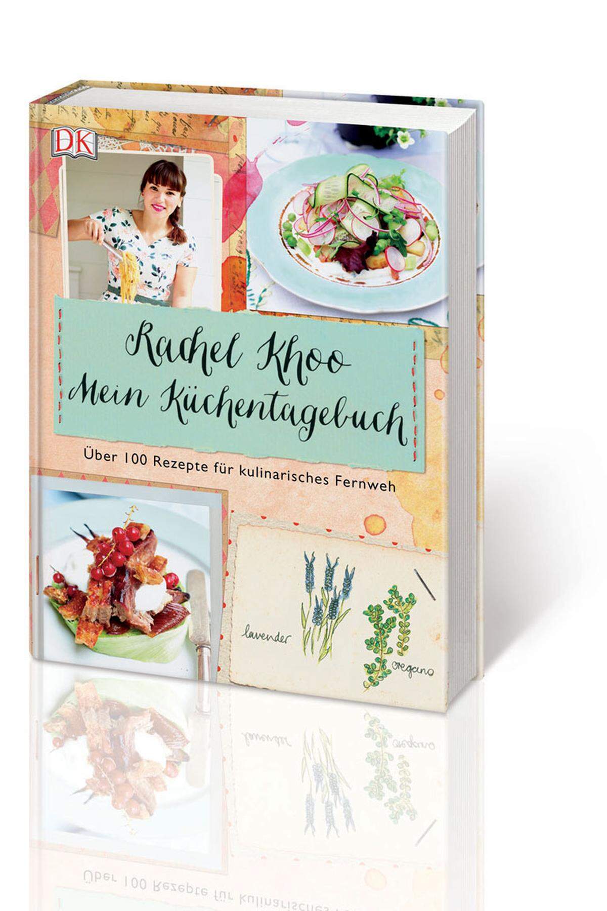 Ihr Vater stammt aus Malaysia, ihre Mutter aus Österreich, gegessen hat sie schon in vielen Städten: Rachel Khoo. In ihrem "Küchentagebuch" versammelt sie Rezepte aus verschiedenen Ländern, etwa Lammhaxen mit Kirschen und Pilaw oder Puffreis-Fisch mit Minz-Erbsenpüree. Rachel Khoos: "Mein Küchentagbuch", Dorling Kindersley, 25,70 Euro.