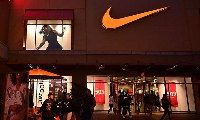 Nike-Gewinn niedriger als im Vorjahr.