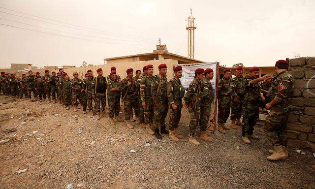 Peschmerga-Kämpfer beim Unabhängigkeitsreferendum im Irak