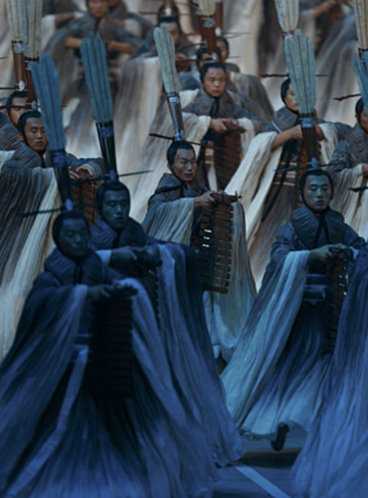 ... ließ Chinas berühmtester Filmregisseur Zhang Yimou aufmarschieren.