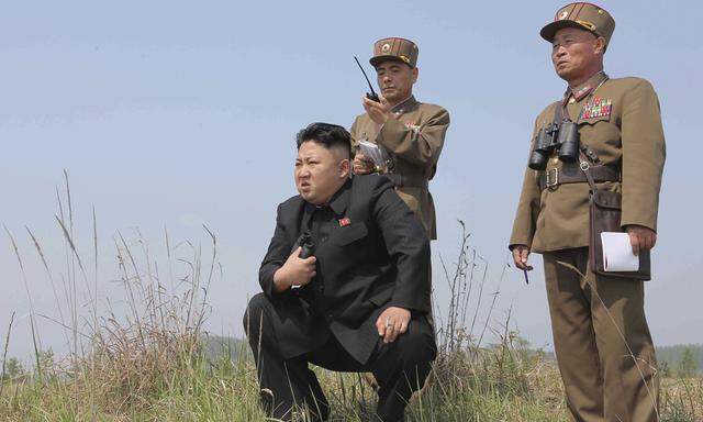 Als Marschall inspiziert Kim Jong-un die Manöver seiner Armee – und ordnet auch so manchen Überraschungscoup an.