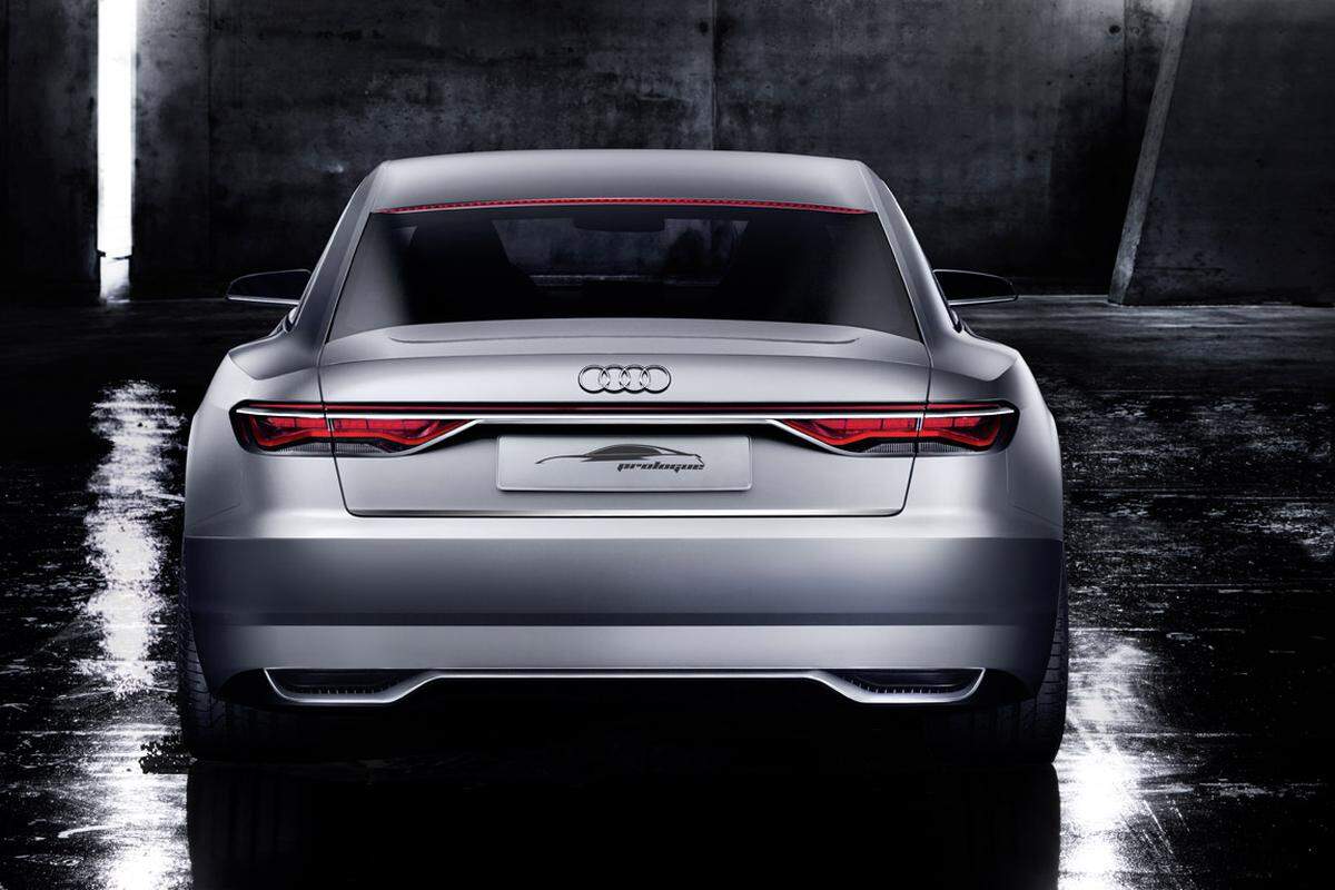 Als Vorbild für den zukünftigen Audi A9 gelten Fahrzeuge wie der Audi 90 Quattro, der erste A8 sowie der TT.