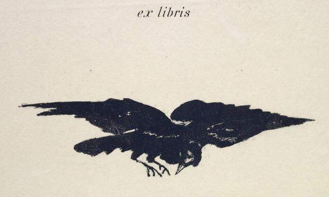 ´Der Rabe´, Illustration zum gleichnamigen Gedicht von Edgar Allan Poe