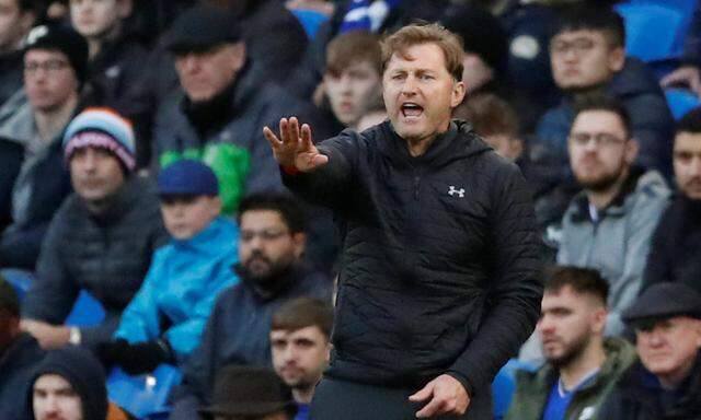 Ein Steirer in England: Ralph Hasenhüttl an der Seitenlinie.