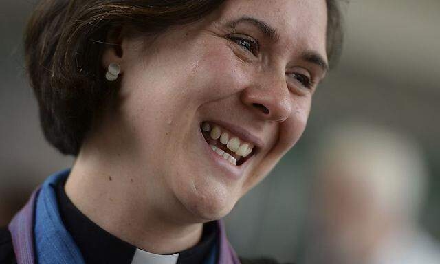 Freudentränen über die Entscheidung der Synode bei Kat Campion-Spall, einer Pastorin in St Mary's in Merton.
