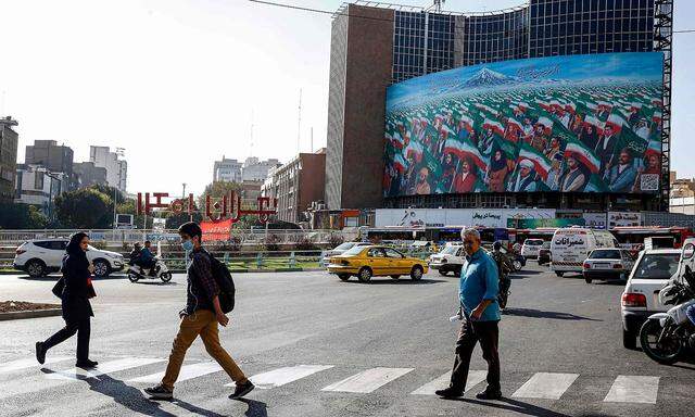 Ein Bild aus Teheran vom 25. Oktober. Von den Protesten dringen nur selten aktuelle Bilder ins Ausland.