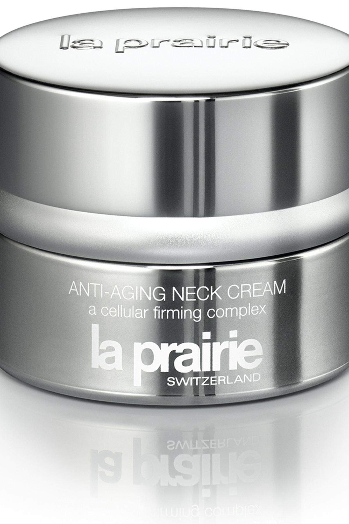 Ebenfalls praktisch: Die Anti-Aging Neck Cream von La Prairie soll für ein schönes Dekolleté sorgen.
