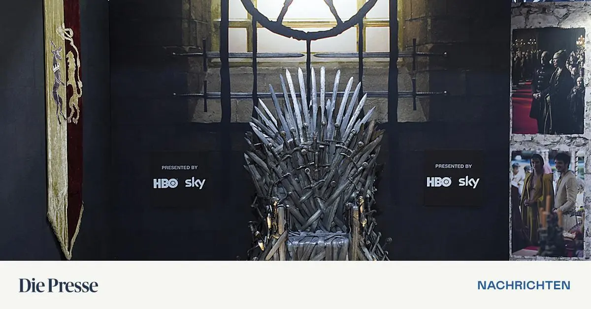 "Game of Thrones" Eiserner Thron zur Comic Con in Wien