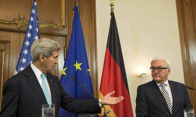 John Kerry und Frank-Walter Steinmeier 