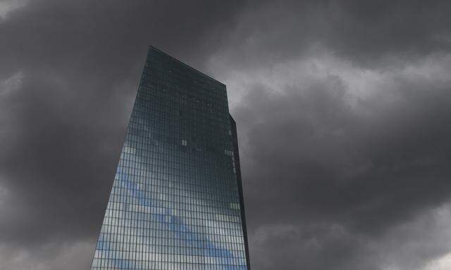 The new European Central bank (ECB) headquarters are pictured in Frankfurt