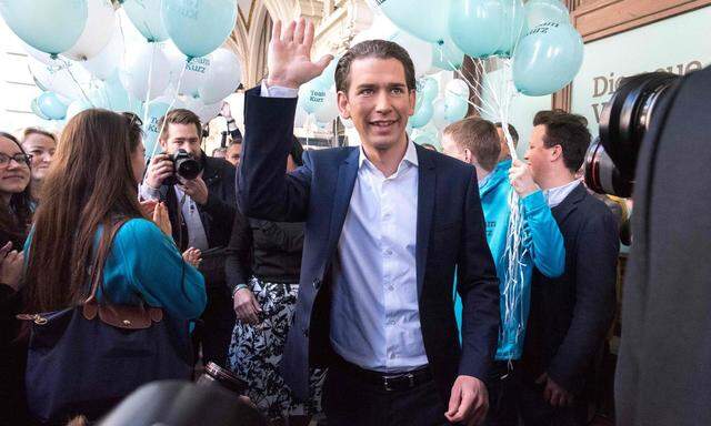 Sebastian Kurz beim ÖVP-Wahlkampffinale