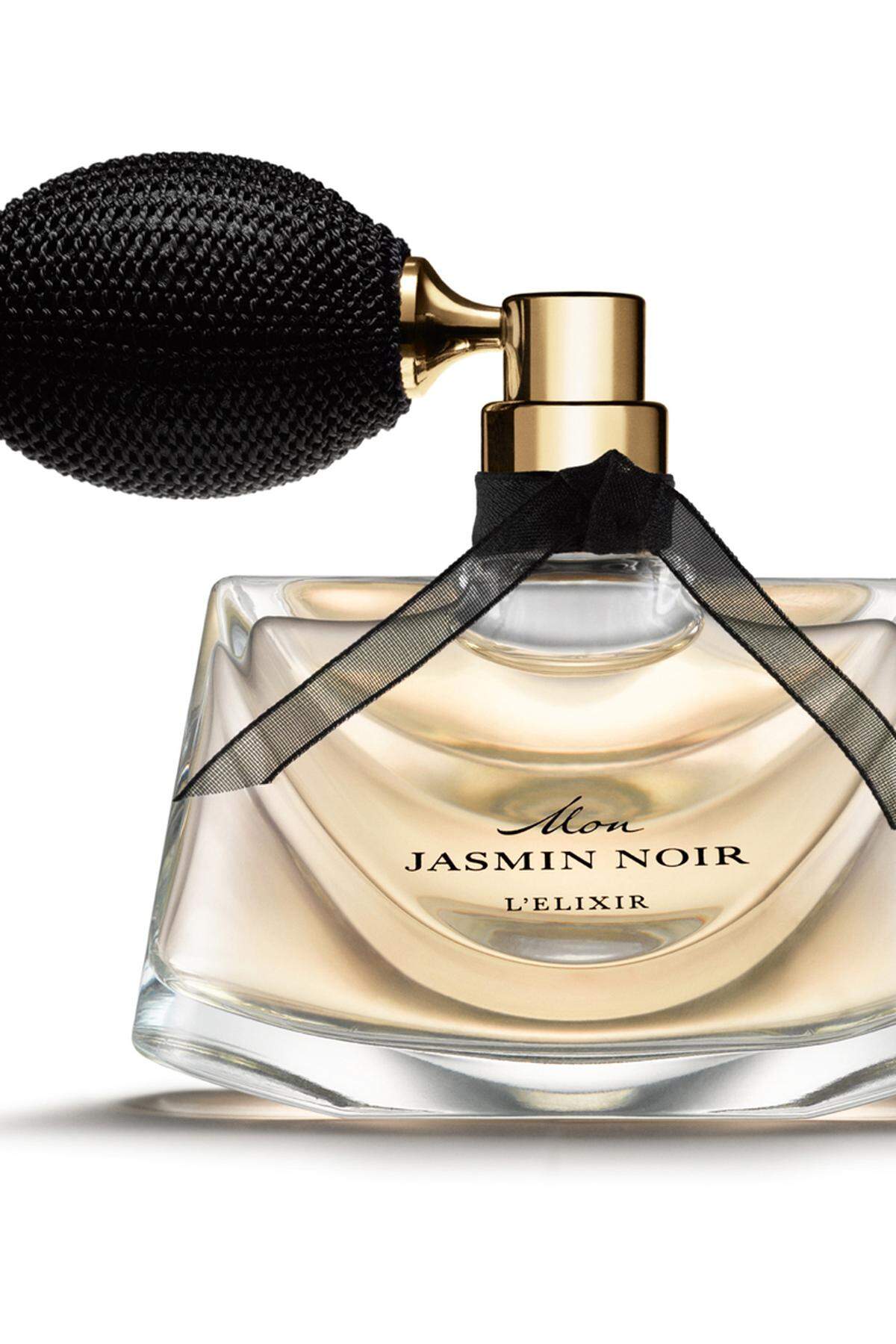 Riecht gut und schaut schön aus: „Mon Jasmin Noir Elixir“ von Bulgari (50 ml um 92,90 €) ...