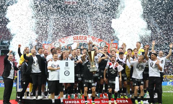Sturm Graz feiert den Cupsieg