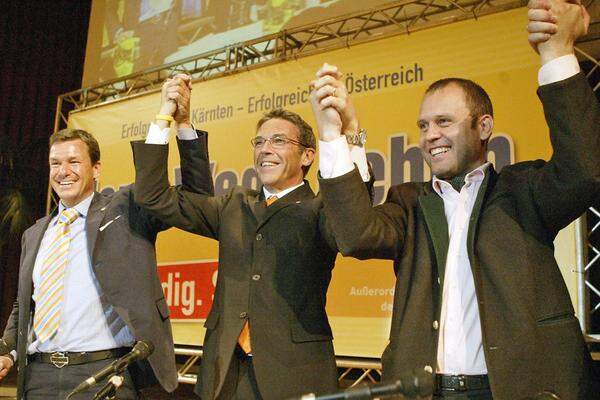 Nach dem schlechten Abschneiden der Partei bei der Nationalratswahl 2002 legte Scheuch diese Funktion zurück. So manche prophezeiten sein baldiges Karriere-Ende, zumal er im Nationalrat seinem Bruder Platz hatte machen müssen. Doch schon im April 2003 zog er in den Kärntner Landtag ein. Nach dem Erfolg bei der Landtagswahl Jahr 2004 wurde er im Alter von nur 36 Jahren Dritter Landtagspräsident. 2005 wurde er Klubobmann.