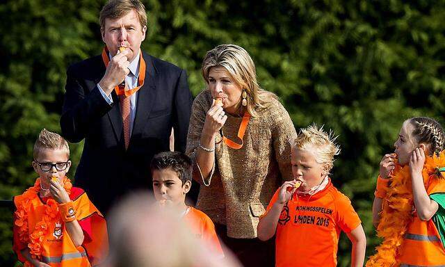 König Willem-Alexander und Königin Maxima haben die Königsspiele eröffnet. 