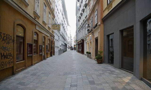 Ab Montag ist es wieder soweit: leere Straßen in Wien (Archivbild).