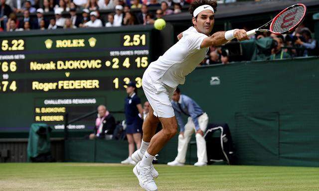 Roger Federer fordert die Nummer 1 der Welt.