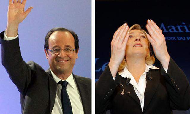 FrankreichWahl Hollande fuehrt triumphiert
