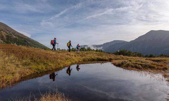 Besonders deutsche Touristen sollen Österreichs Berge im Sommer genießen.