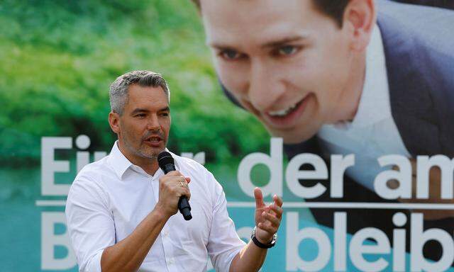 Archivbild: Karl Nehammer folgt auf Sebastian Kurz. Er wird ÖVP-Chef und österreichischer Kanzler. 
