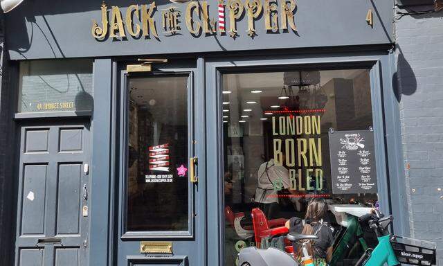 Friseur „Jack the Clipper“ in London.