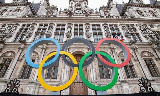 Olympische Ringe in Paris