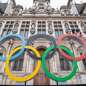Olympische Ringe in Paris
