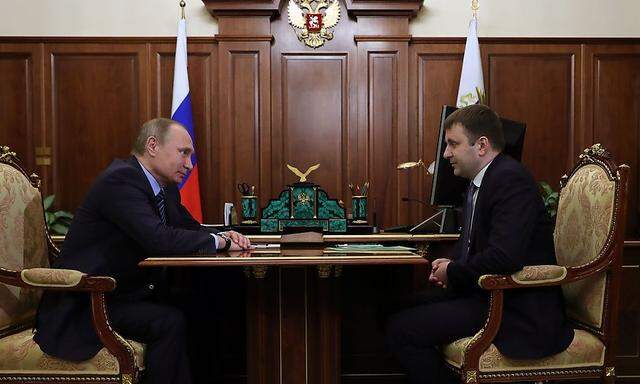 Putin und sein neuer Minister Oreschkin