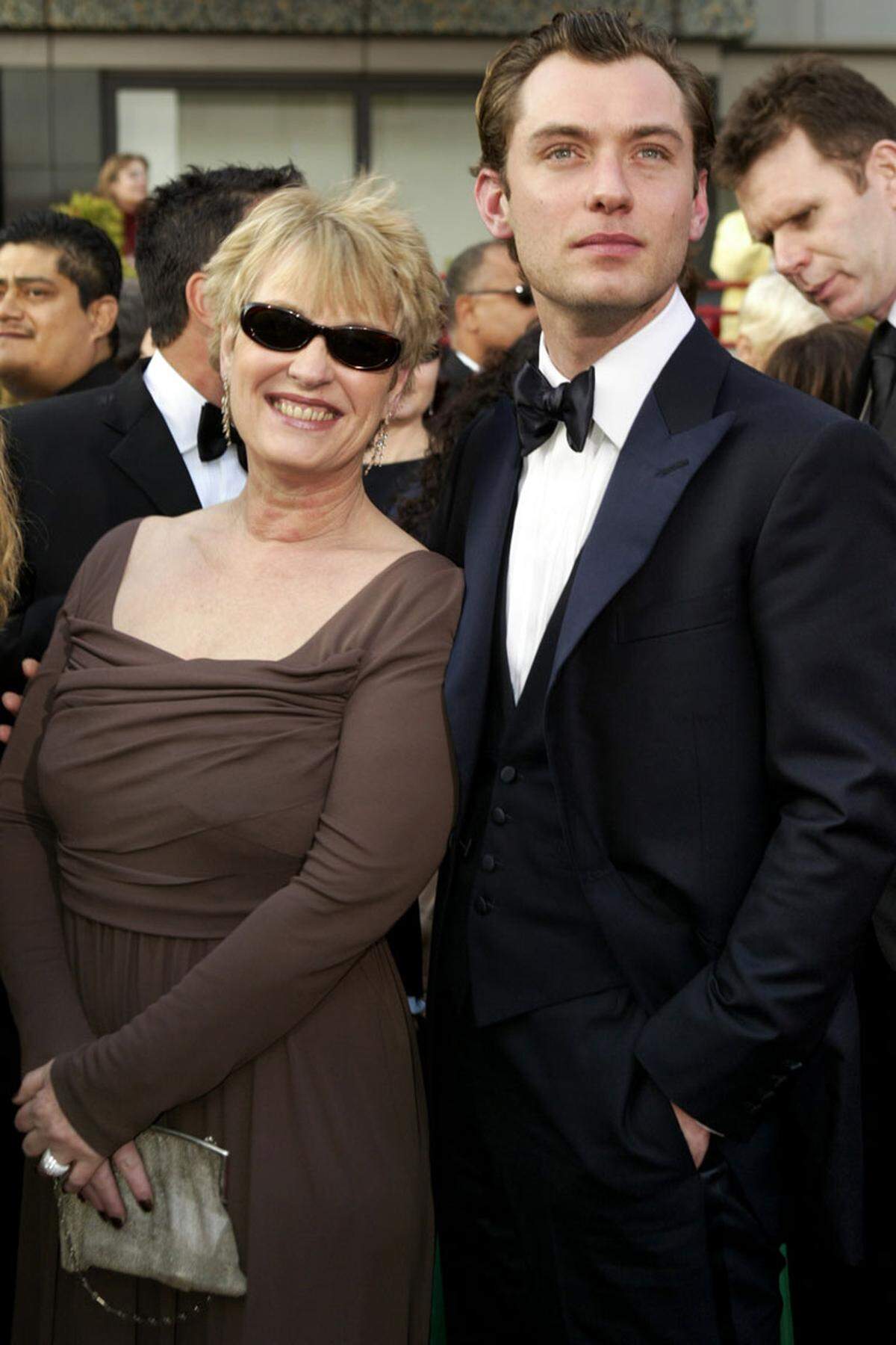 Jude Law mit Mutter Maggie.