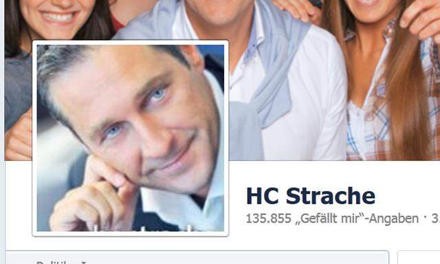 wieder Straches FacebookProfil entsperrt