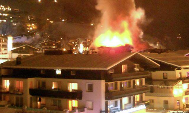 Hotelbrand im Glemmtalerhof