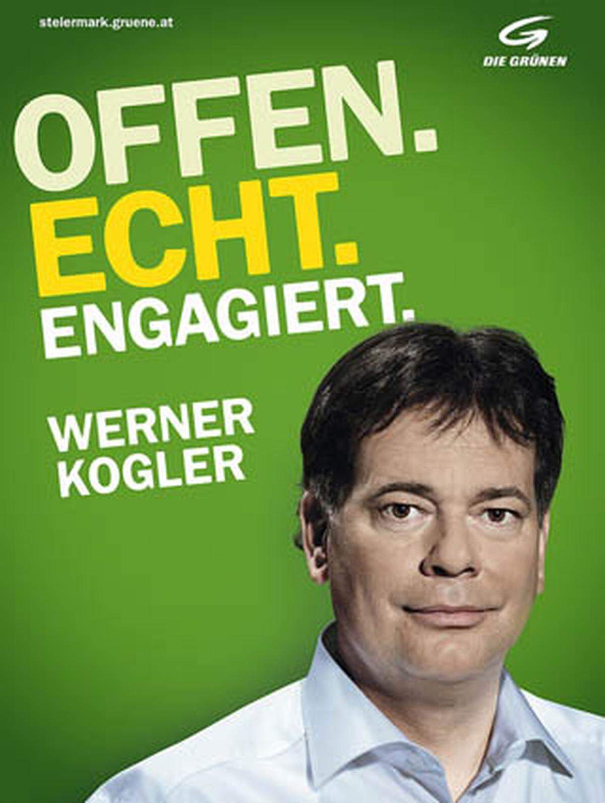 Die steirischen Grünen plädieren mit ihrem "Grünen Manifest" für eine umweltfreundliche, soziale und offene Steiermark. Spitzenkandidat Werner Kogler, der kurzfristig das Ruder übernehmen musste, wird als "offen, echt und engagiert" gepriesen.