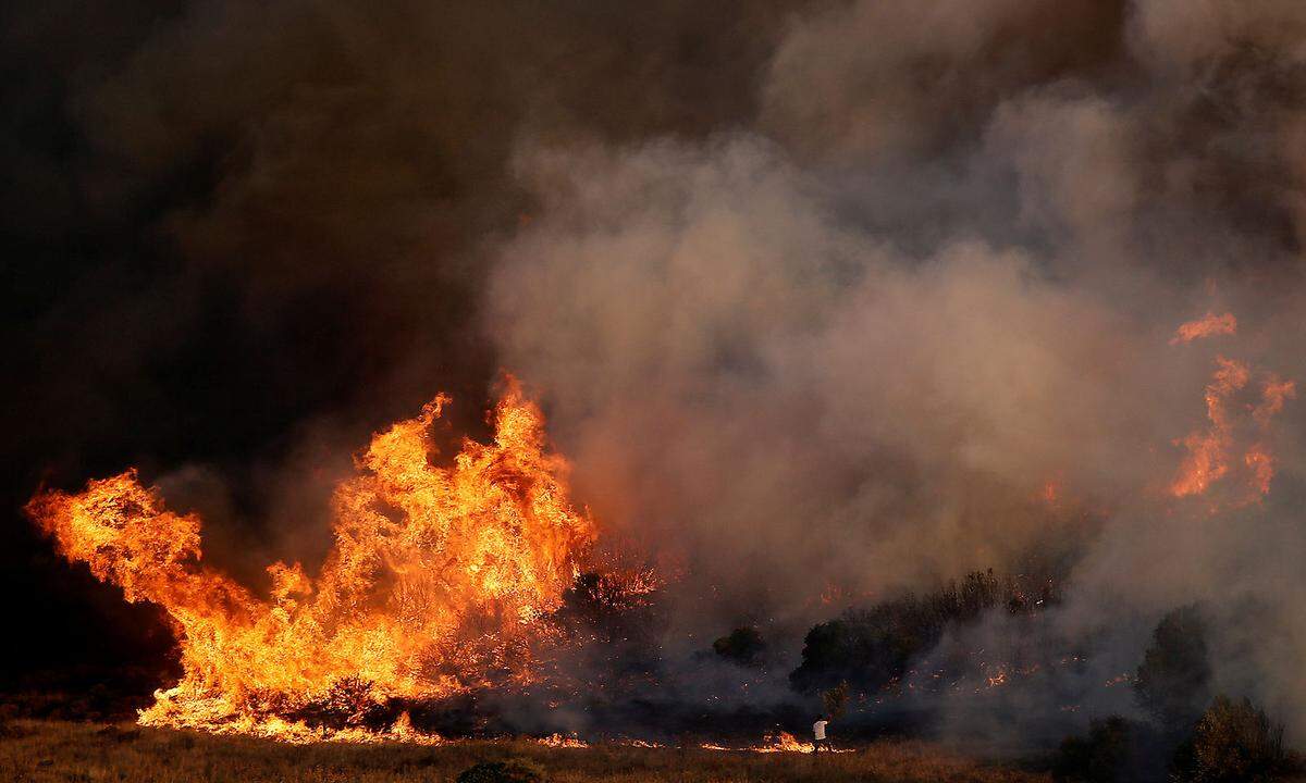 In Griechenland, wo ebenso wie auf Zypern die Hitzewelle für die kommende Woche erwartet wird, waren in den vergangenen vier Tagen mehr als 150 Brände ausgebrochen. Die mit Hubschraubern und Flugzeugen gelöschten Feuer wurden zum Teil durch Brandstiftung von Bodenspekulanten ausgelöst. Drei Feuerwehrleute wurden verletzt
