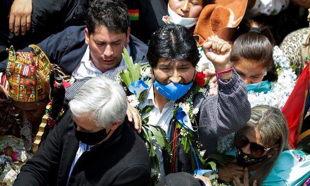 Former President Morales returns back to Bolivia after exile in Argentina