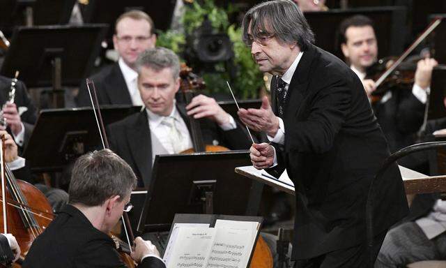 Riccardo Muti dirigierte das Neujahrskonzert 2018.
