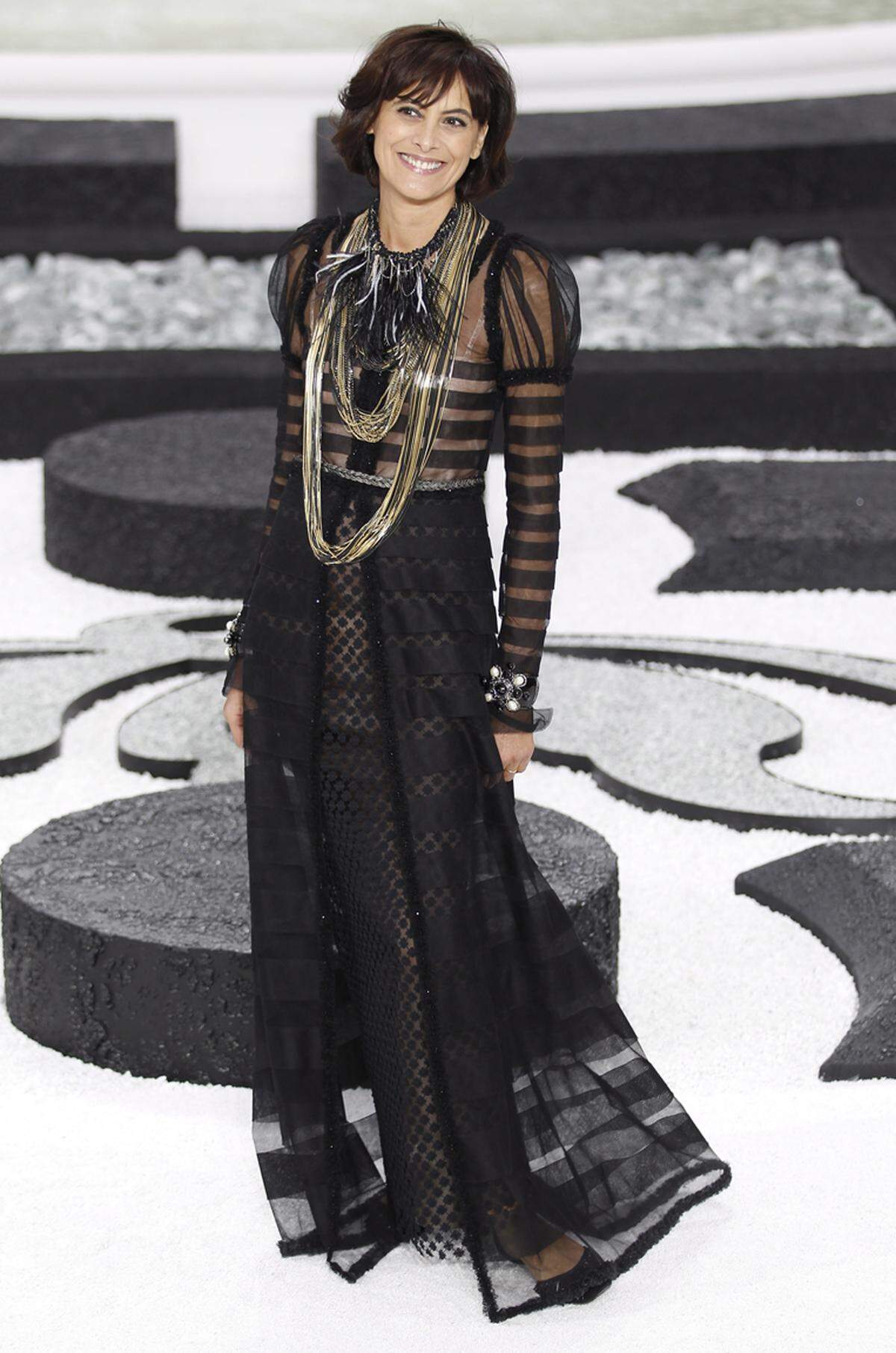 Ines de la Fressange galt vor allem in den 80er-Jahren als Chanel-Muse. 2010 lief sie für Karl Lagerfeld wieder über den Catwalk.