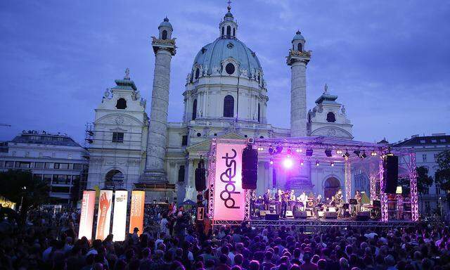 Bereits zum neunten Mal: Das Popfest am Karlsplatz.