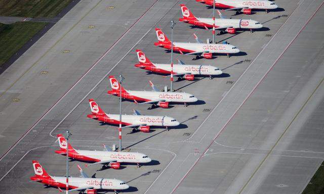 Air Berlin am Flughafen Schoenefeld