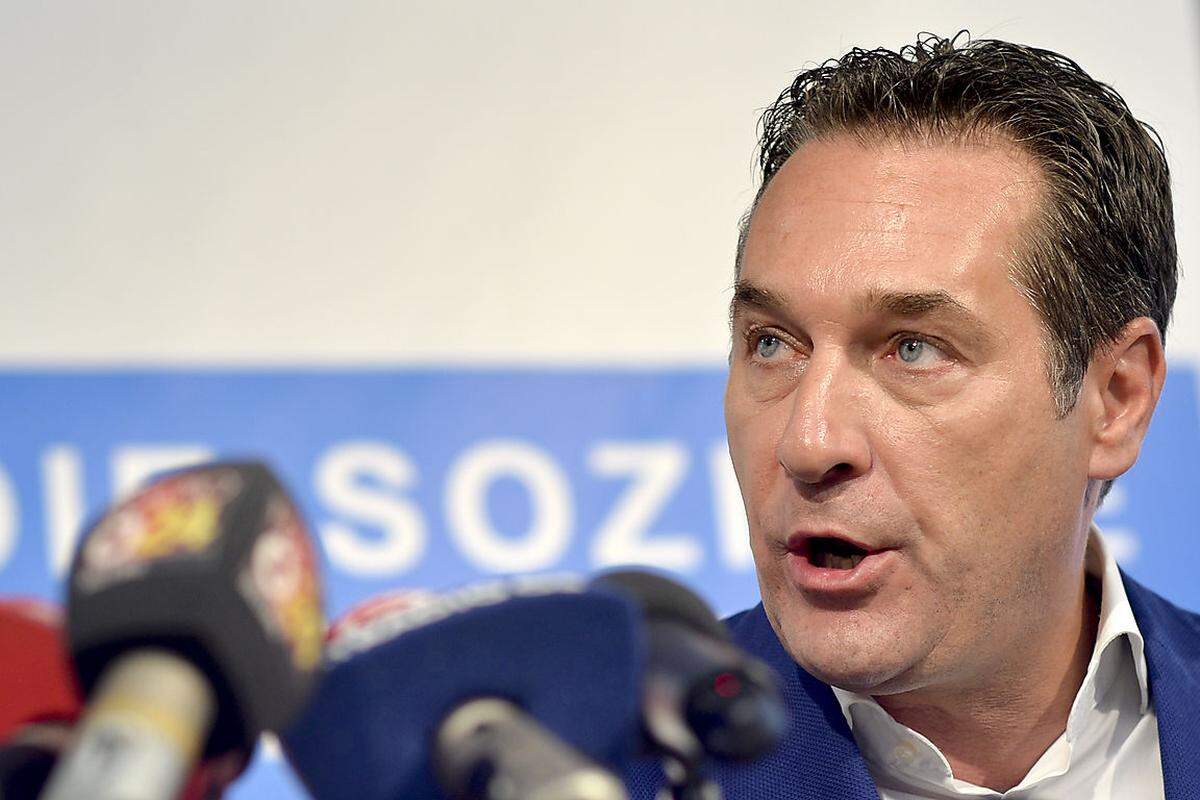 FPÖ-Chef Heinz-Christian Strache lobt den VfGH, besteht aber auf die Feststellung, dass Wahlmanipulation nicht untersucht wurde.