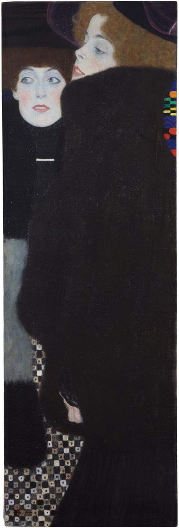 Wien um 1900: Gustav Klimt, Freundinnen (Schwestern), 1907, Leihgabe der Klimt Foundation